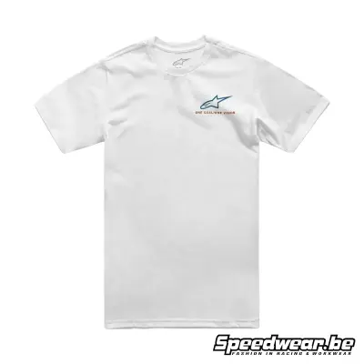 T-shirt Alpinestars CSF blanc