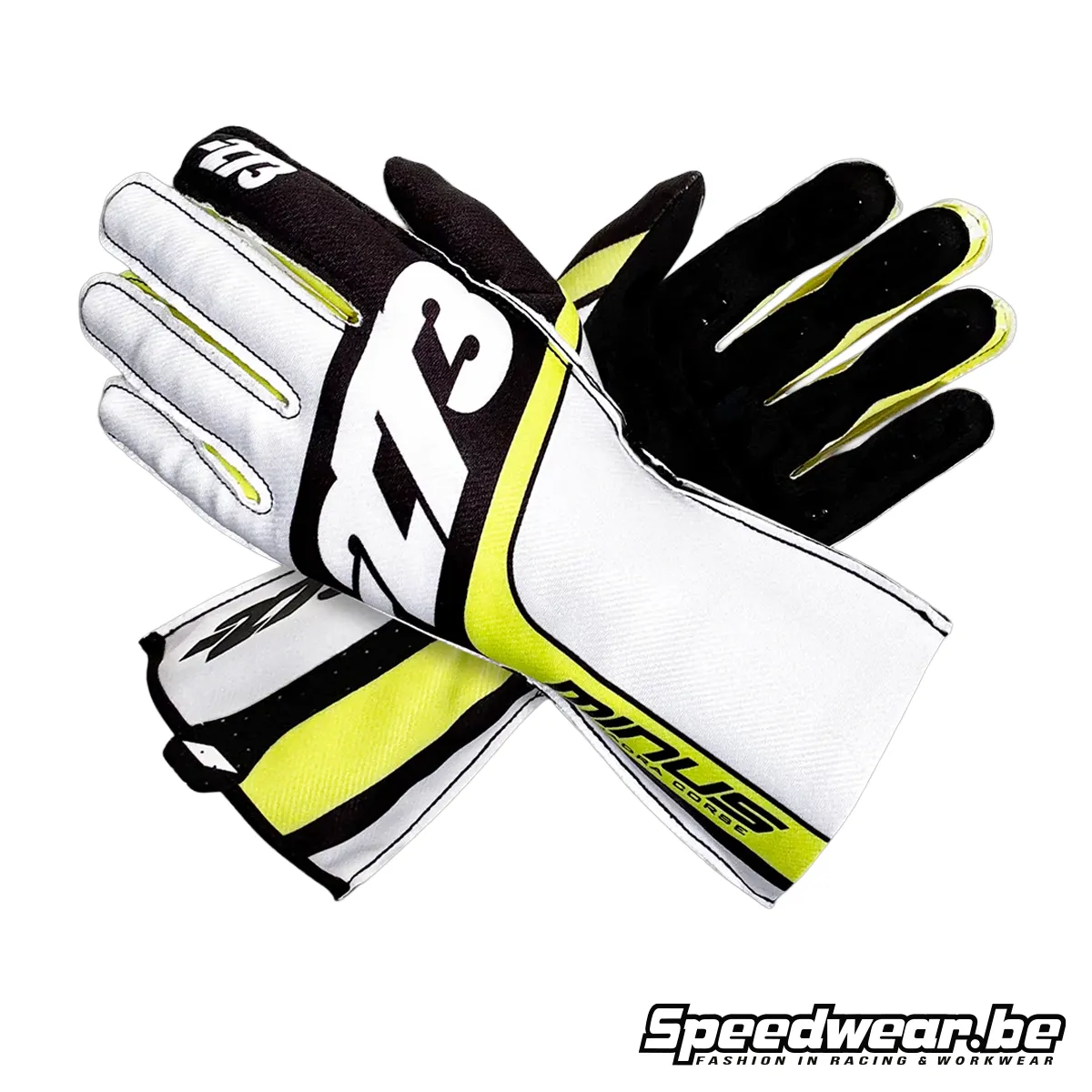 Minus 273 Gloves GPR EVO Black, White, and Fluorescent Yellow