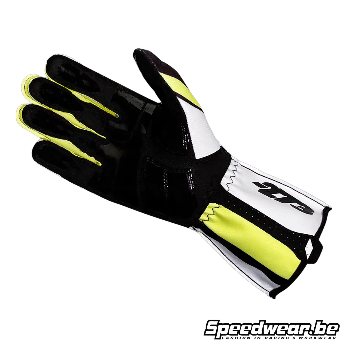 Minus 273 Gloves GPR EVO Black, White, and Fluorescent Yellow