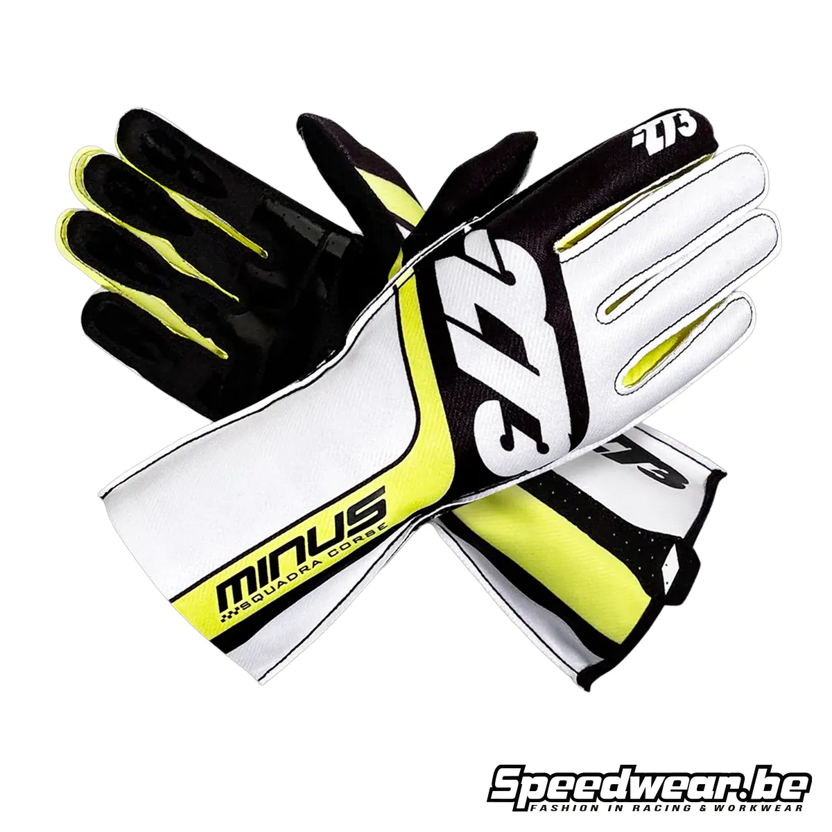 Minus 273 Gloves GPR EVO Black, White, and Fluorescent Yellow