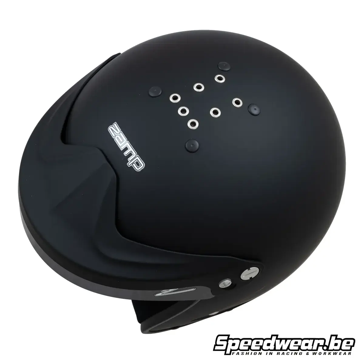Zamp RZ-19F Open Face Helm ZWART Mat