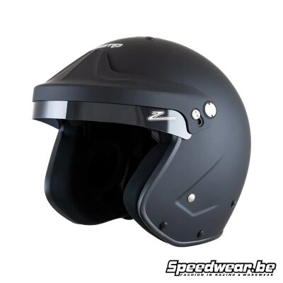 Zamp RZ-19F Open Face Helm ZWART Mat