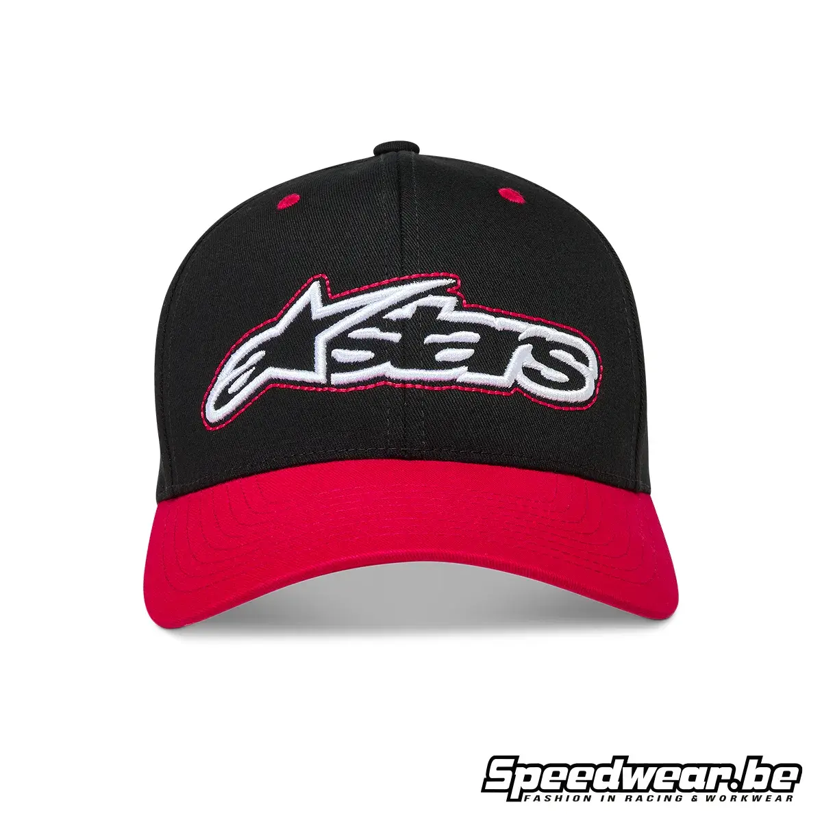 Alpinestars Pet RETRO SNAPBACK Zwart Rood