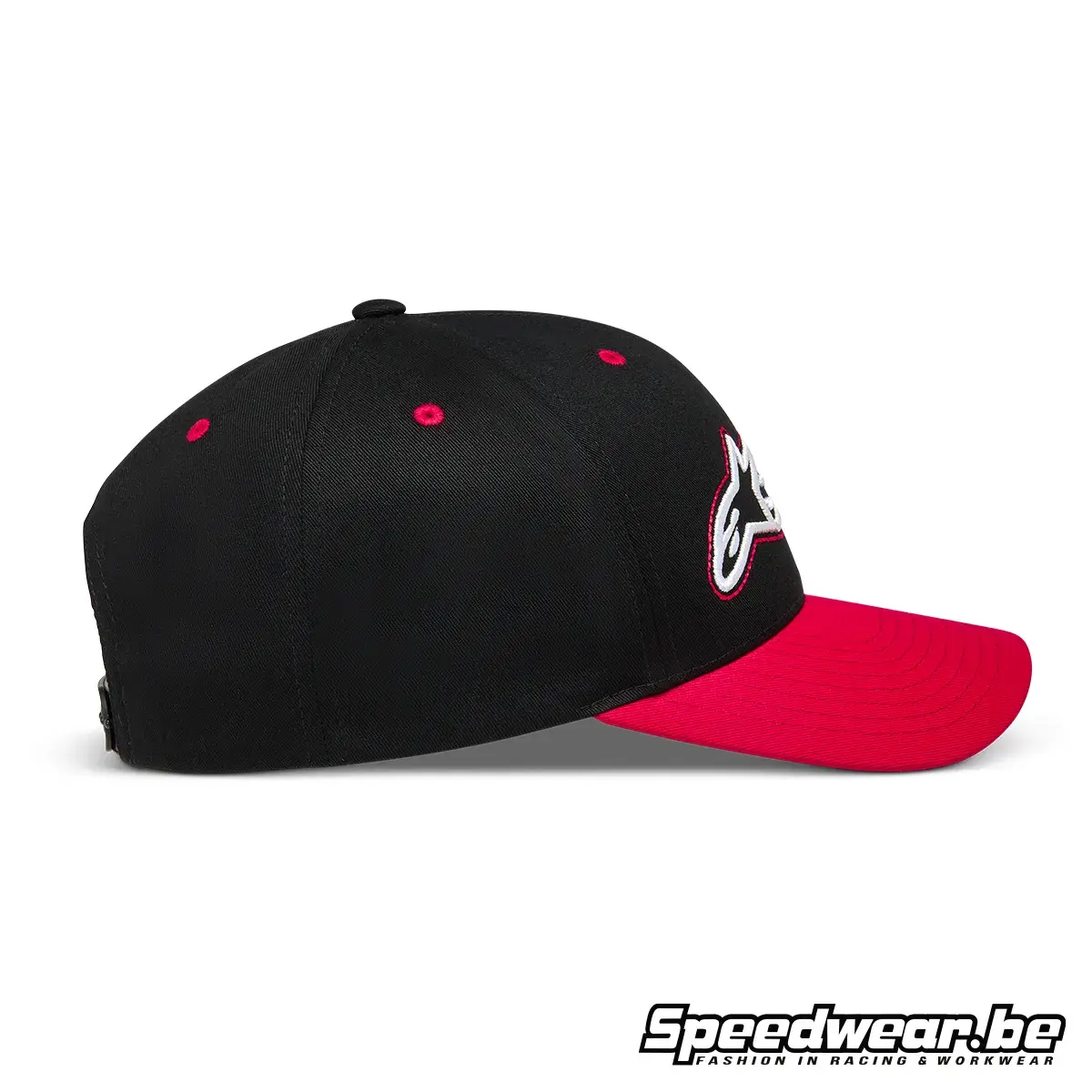 Alpinestars Pet RETRO SNAPBACK Zwart Rood
