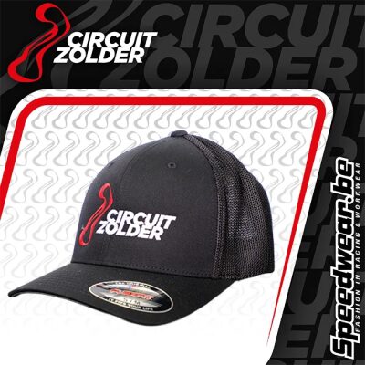 Circuit Zolder Pet FLEXFIT Trucker Zwart