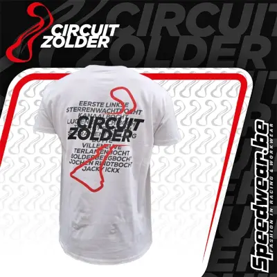 Circuit Zolder Camiseta Red Line BLANCA
