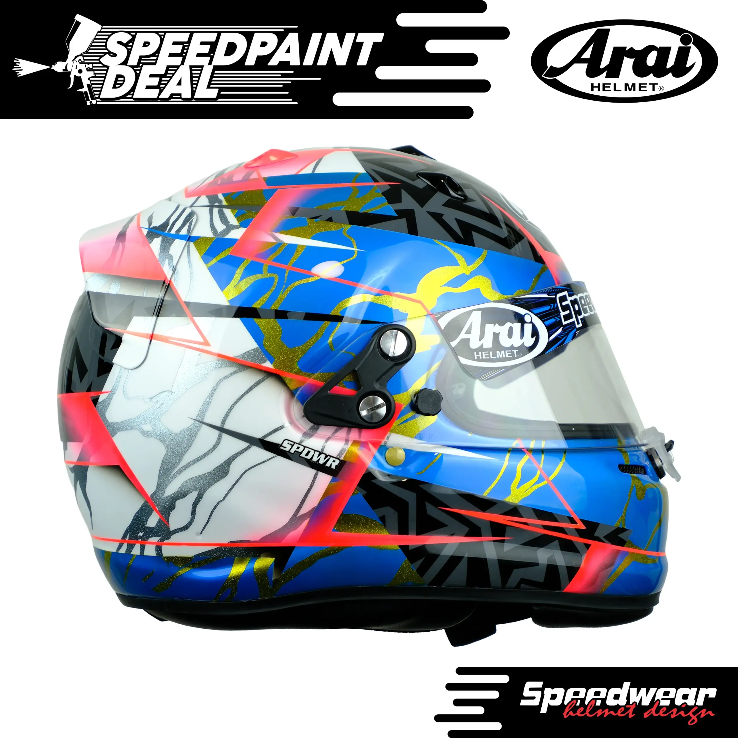 SpeedPaint Design #14 Arai SKV-R Onmiddellijk leverbaar