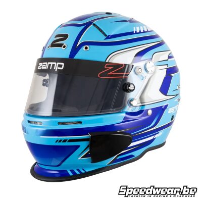 Zamp RZ-70F Graphic Autosporthelm – Blauw