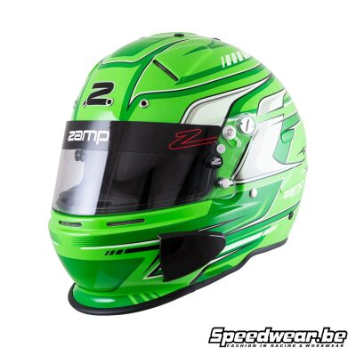 Zamp RZ-70F Graphic Autosporthelm – Groen