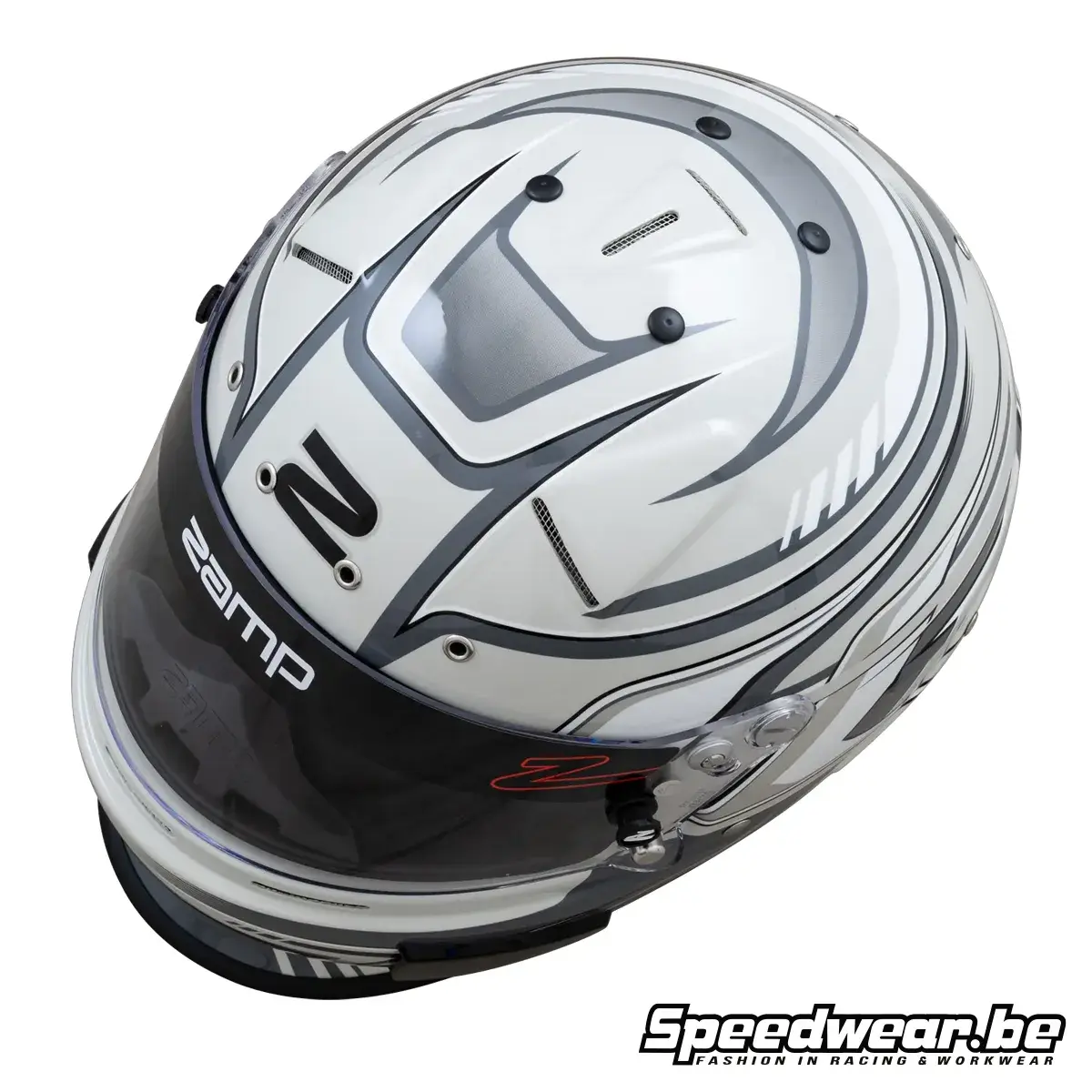 Zamp RZ-70F Graphic Racehelm – Grijs