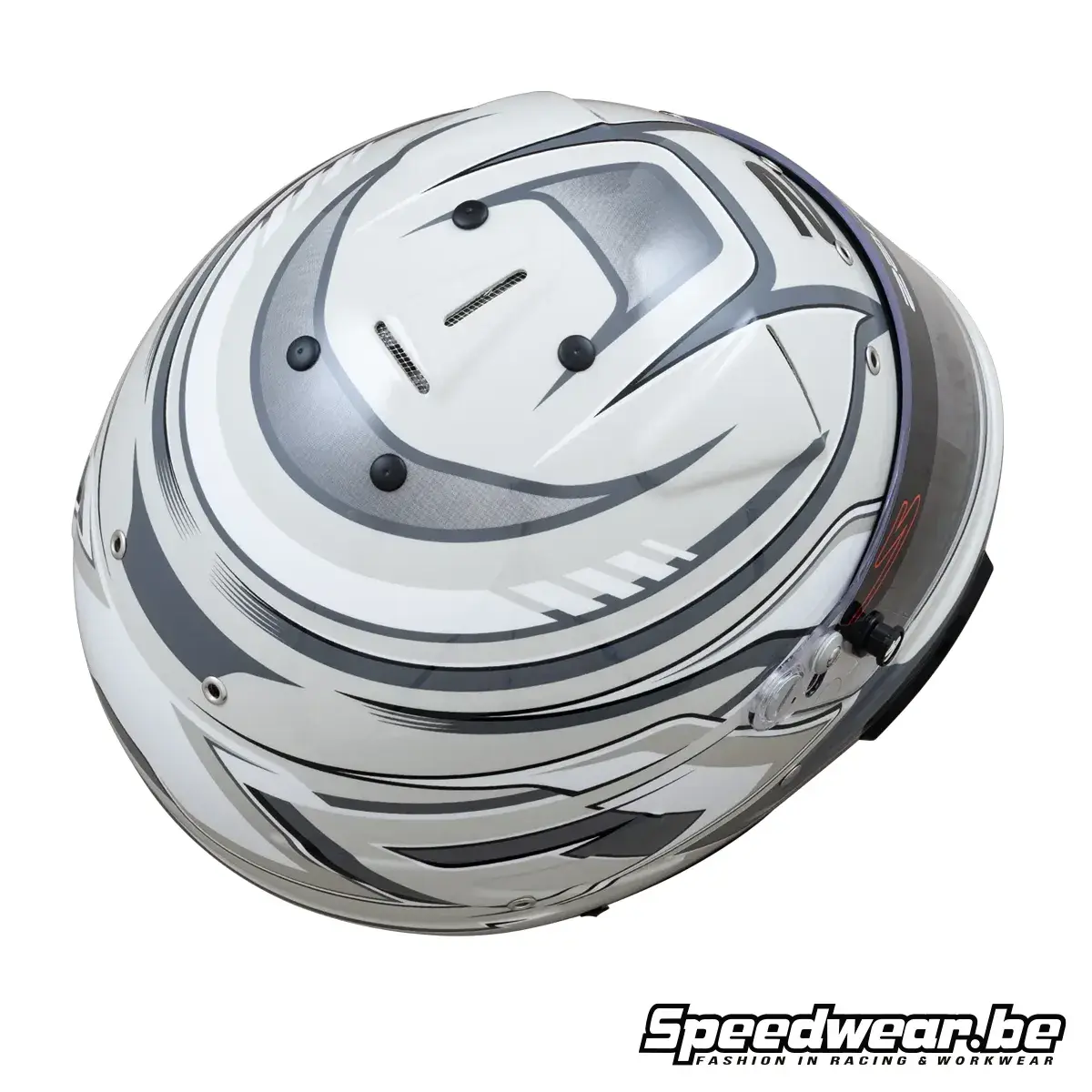 Zamp RZ-70F Graphic Racehelm – Grijs