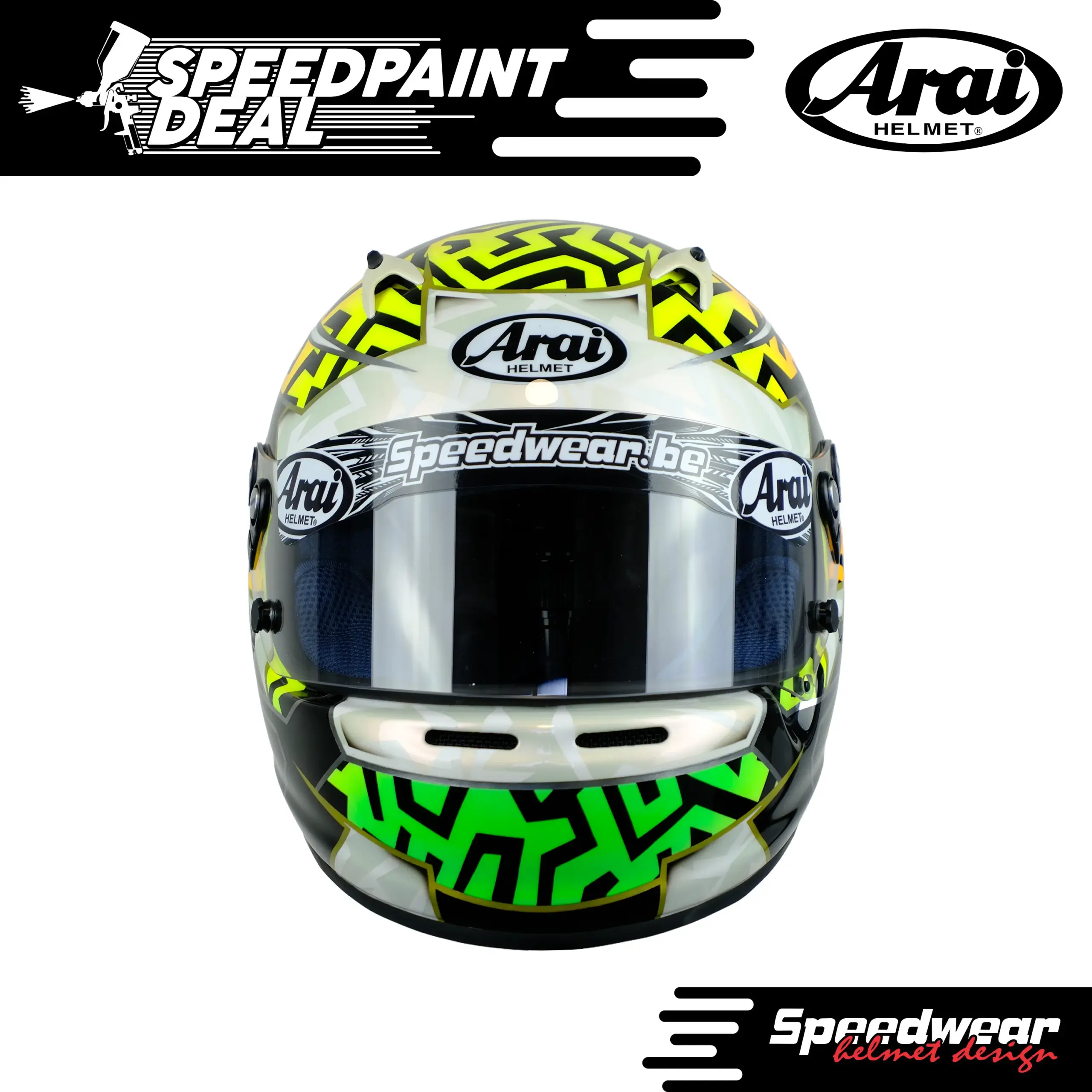 SpeedPaint Deal Prêt à expédier Casque de karting CK6 MEDIUM