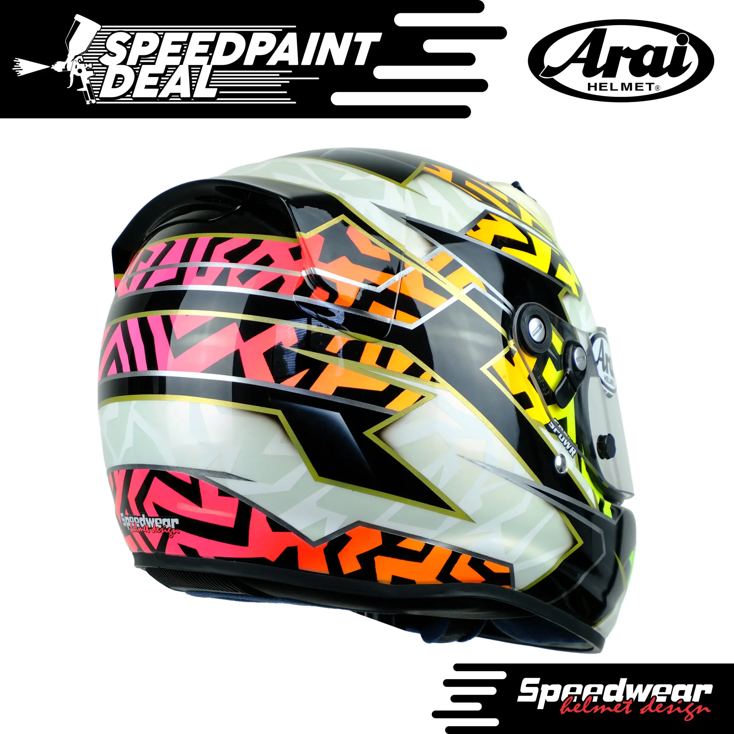 SpeedPaint Deal Prêt à expédier Casque de karting CK6 MEDIUM