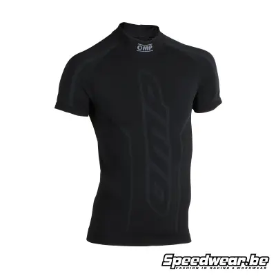 OMP T-shirt KS « Kart » à manches courtes, noir