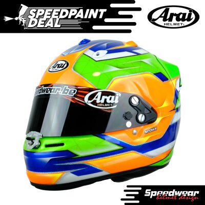 SpeedPaint Design #16 Arai SKV-R Onmiddellijk leverbaar
